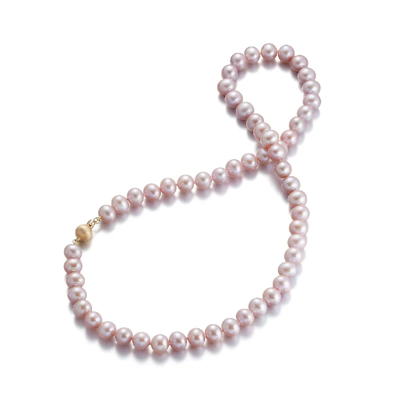 Timeless Elegance Now At Special Discounts 7mm Pink Pearl Necklace