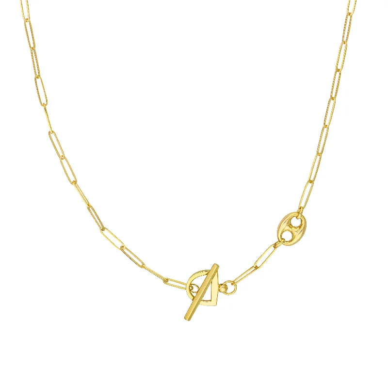 Unmissable Deals On Handmade Jewelry Collections Paper Clip Puff Mariner Toggle Necklace Unmissable Deals On Handmade Jewelry Collections Paper Clip Puff Mariner Toggle Necklace