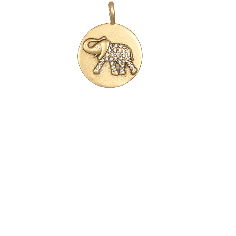 Jewelry Clearance Sale – Final Reductions Pavé Elephant - Gold