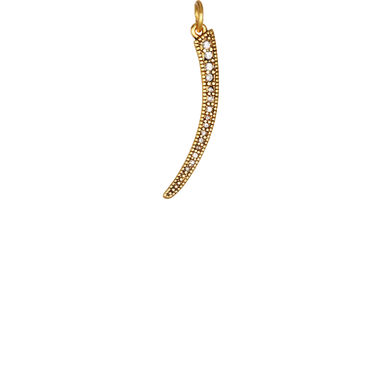 Save On Luxury Jewelry Pieces – Limited-Time Offers Pavé  Horn - Gold