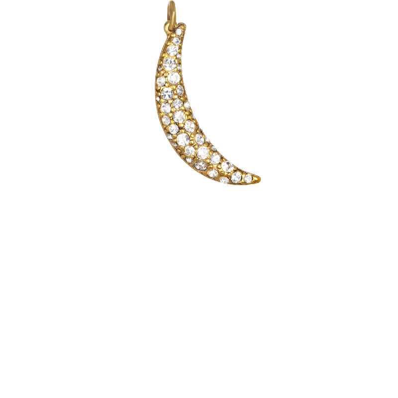 Unmissable Jewelry Sale – Shop Before It's Too Late Pavé Moon - Gold