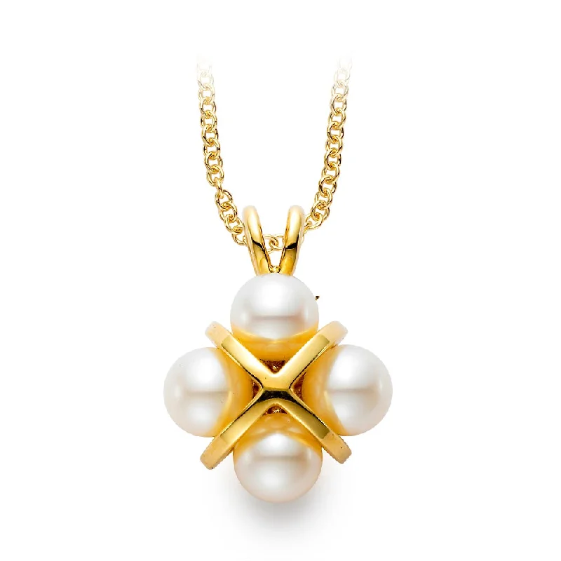 Bold And Beautiful Jewelry Now At Irresistible Prices Pearl & Gold Cross Pendant Necklace Bold And Beautiful Jewelry Now At Irresistible Prices Pearl & Gold Cross Pendant Necklace