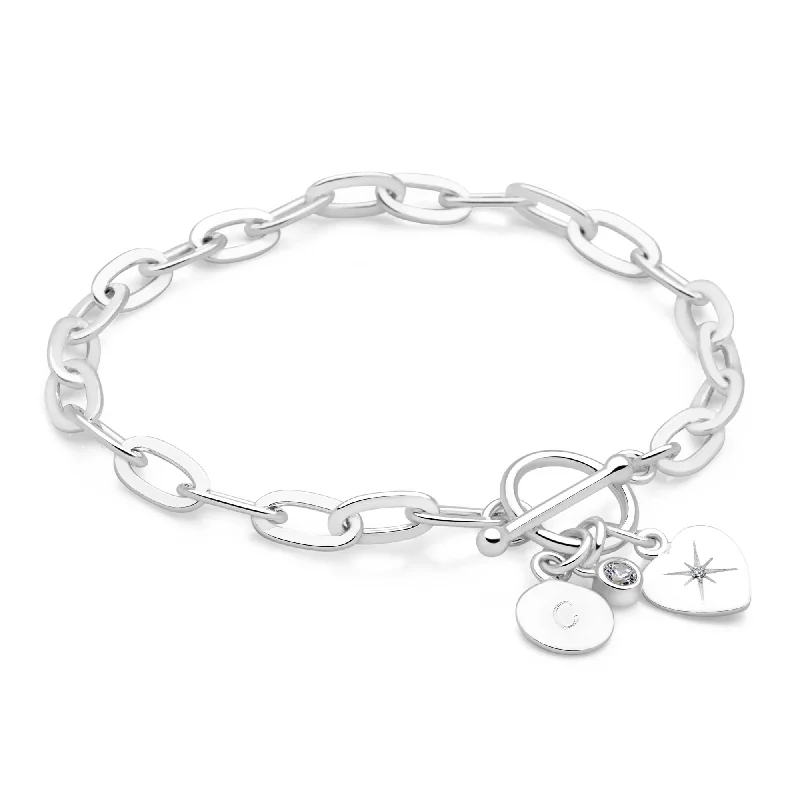 Don't Miss Out – Shop Elegant Jewelry For Less Personalised Love Charm Bracelet