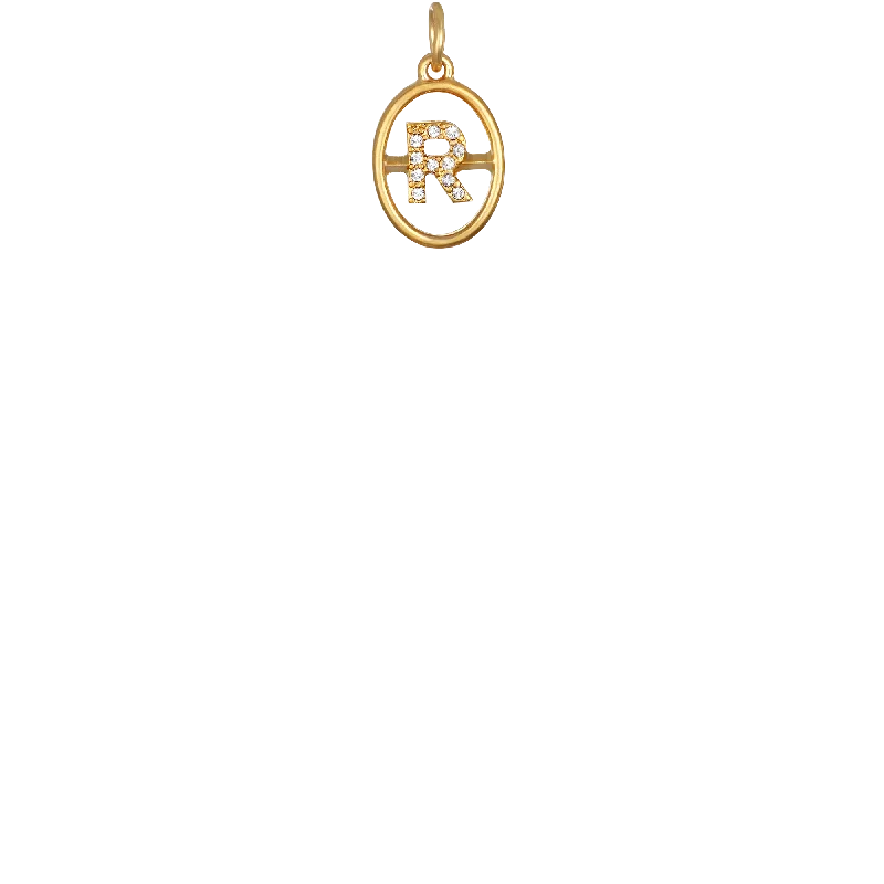 Grab Exquisite Jewelry At The Lowest Prices "R" Chloe Initial - Gold