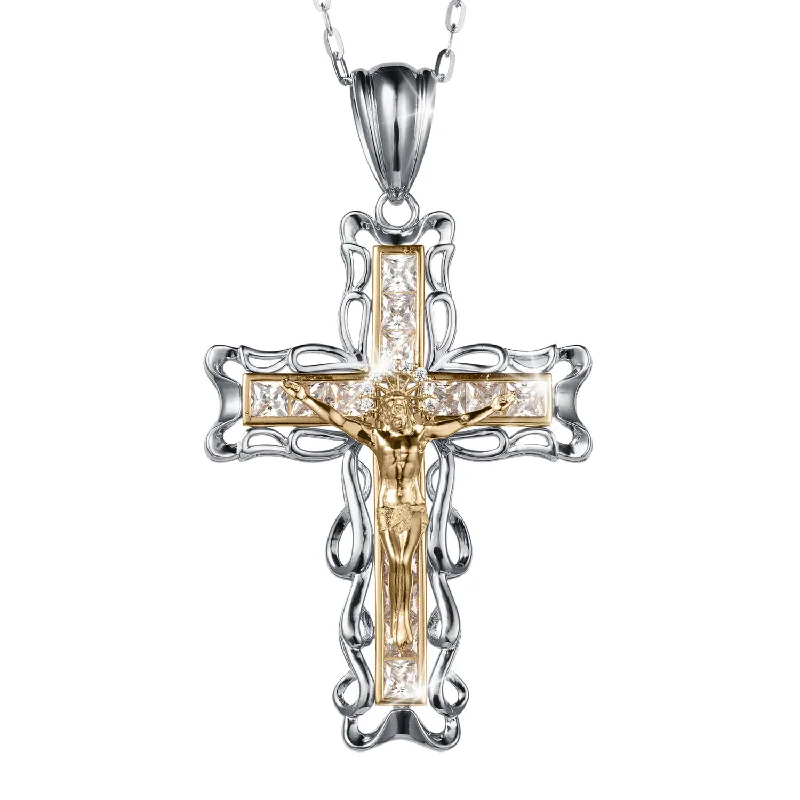Special Offers On Handcrafted And Designer Jewelry Resolute Crucifix Pendant