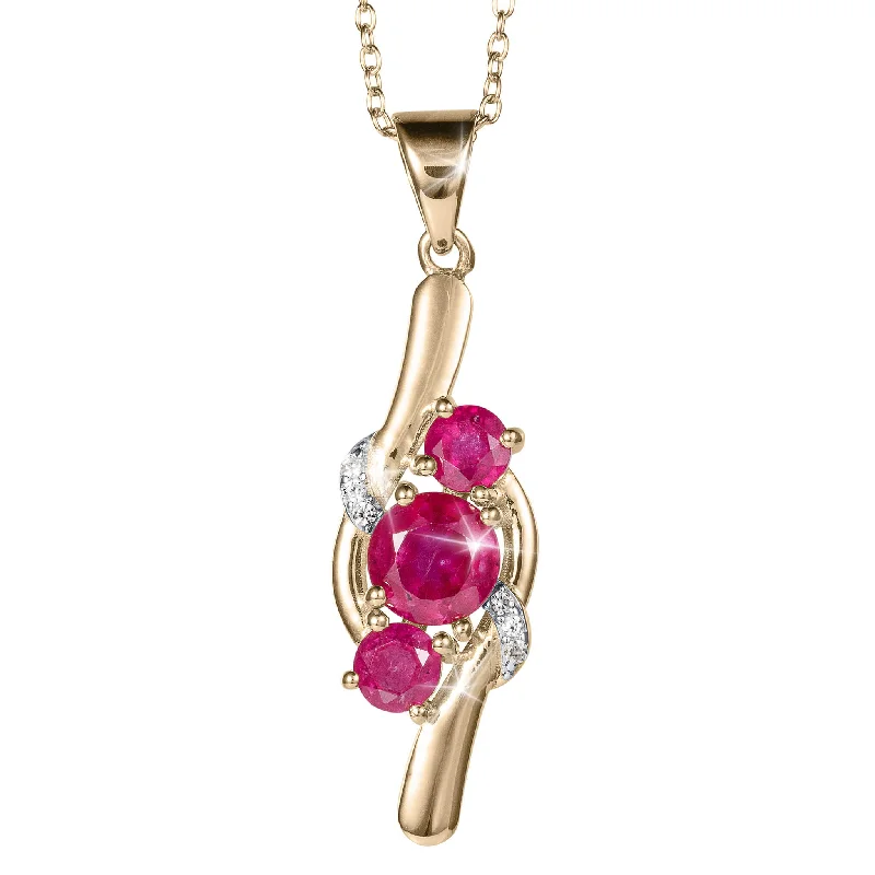 Seasonal Jewelry Sale – Upgrade Your Style Today Ruby Glow Pendant