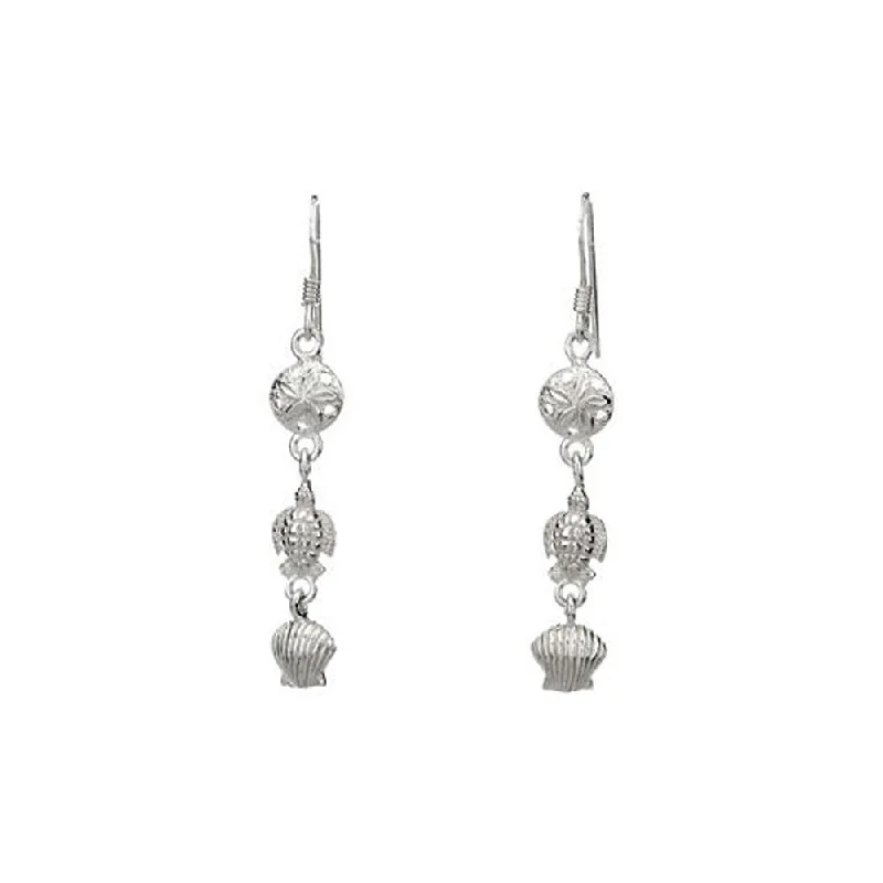 Flash Sale On Exquisite Jewelry – Don't Miss Out Sea Life Dangle Earrings in Sterling Silver