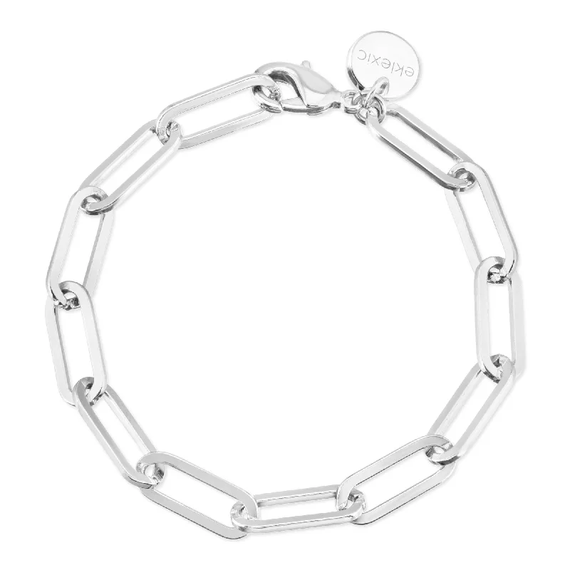 Buy More, Save More On Stunning Jewelry Pieces Silver Large Elongated Link Chain Anklet