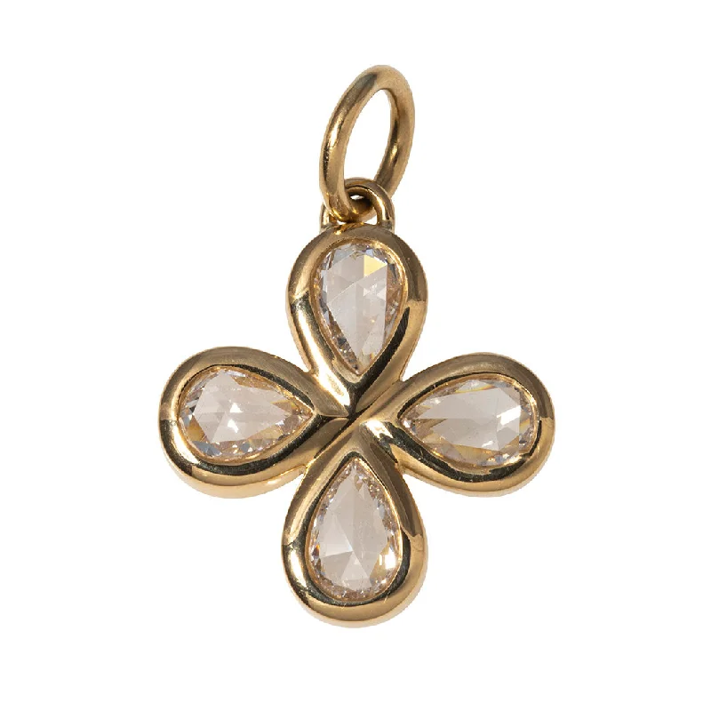 Shop Dazzling Jewelry With Special Promotional Discounts Single Stone Rosemary Cross Pendant