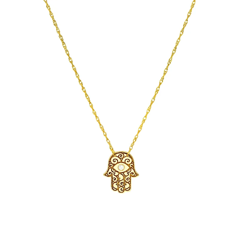 Chic And Stylish Jewelry At Discounted Prices So You Diamond Hamsa Necklace