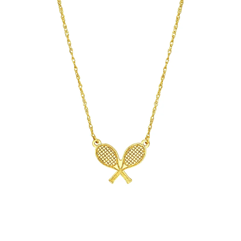 Elevate Your Jewelry Collection With Limited-Time Savings So You Tennis Rackets Necklace