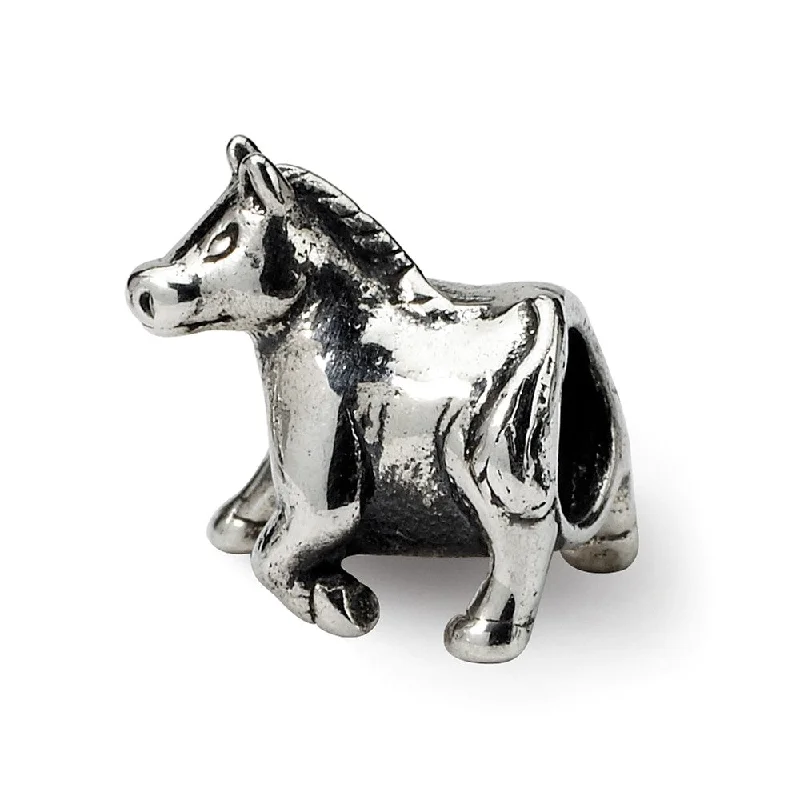 Sterling Silver Horse Bead Charm