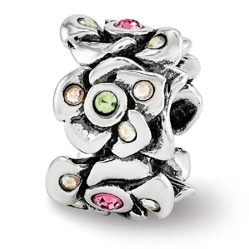 Exclusive Jewelry Sale – Shine For Less Sterling Silver & Multicolor Crystal Cherry Blossoms Bead Charm Exclusive Jewelry Sale – Shine For Less Sterling Silver & Multicolor Crystal Cherry Blossoms Bead Charm