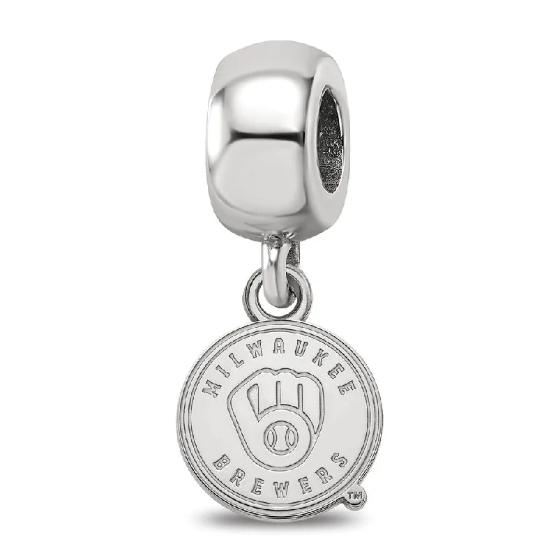 Elegant Jewelry At Unbeatable Prices – Shop Today Sterling Silver Rhodium Plated MLB Milwaukee Brewers XS Dangle Bead Elegant Jewelry At Unbeatable Prices – Shop Today Sterling Silver Rhodium Plated MLB Milwaukee Brewers XS Dangle Bead