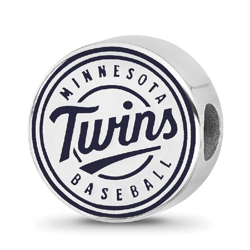 Exclusive Jewelry Offers – Sparkle For Less Sterling Silver Rhodium-plated MLB Minnesota Twins Enamel Bead Charm Exclusive Jewelry Offers – Sparkle For Less Sterling Silver Rhodium-plated MLB Minnesota Twins Enamel Bead Charm