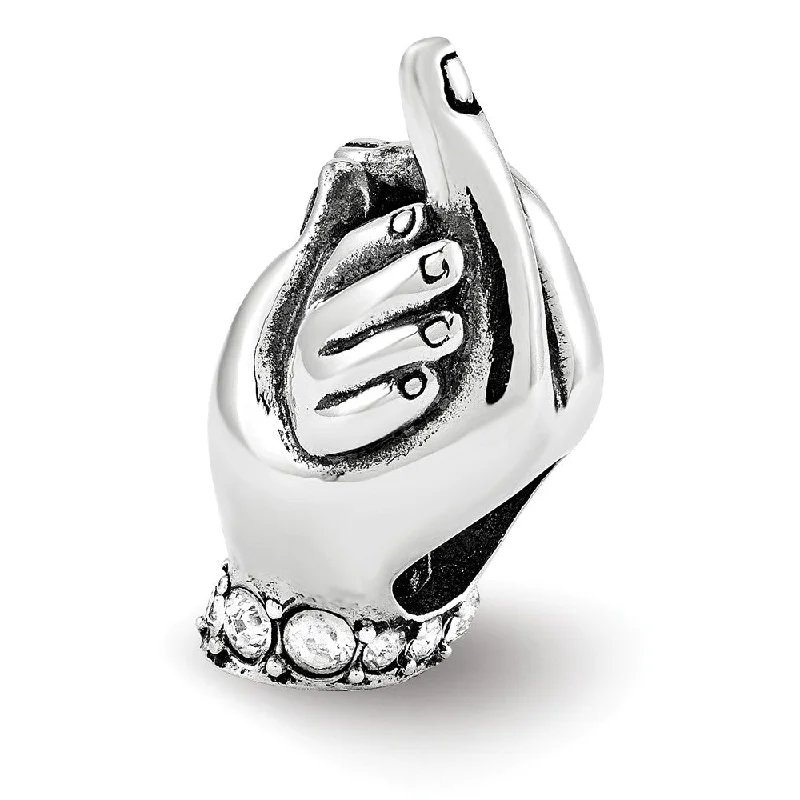 Best-Selling Jewelry Styles Now At Exclusive Discounts Sterling Silver with Crystals Mother & Child Hands Bead Charm Best-Selling Jewelry Styles Now At Exclusive Discounts Sterling Silver with Crystals Mother & Child Hands Bead Charm