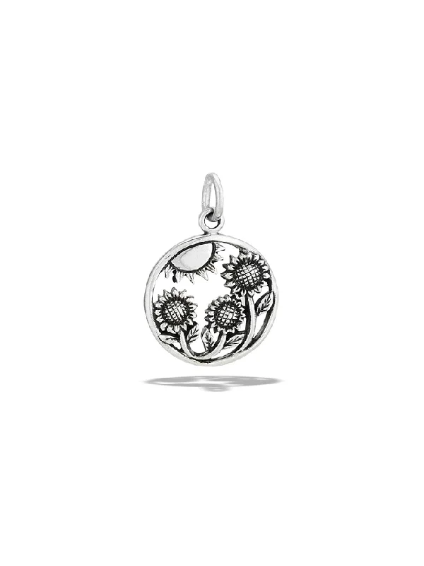Affordable Gold-Plated Jewelry For Modern Fashion Sunny Sunflowers Pendant