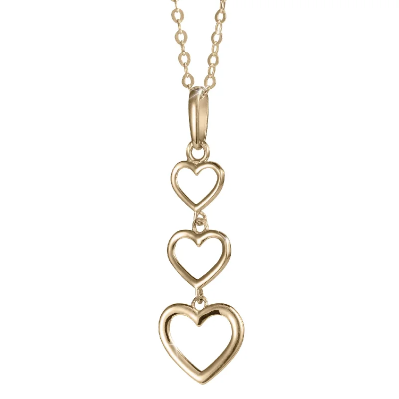 Unique Jewelry Designs Now At Discounted Rates Tesoro Vero Trilogy Heart Pendant