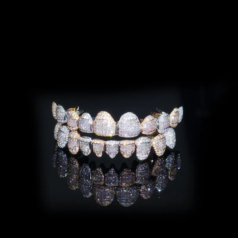 Luxury Jewelry Clearance – Shop Premium Styles Now 10 on 10 VVS Moissanite Diamond Grillz