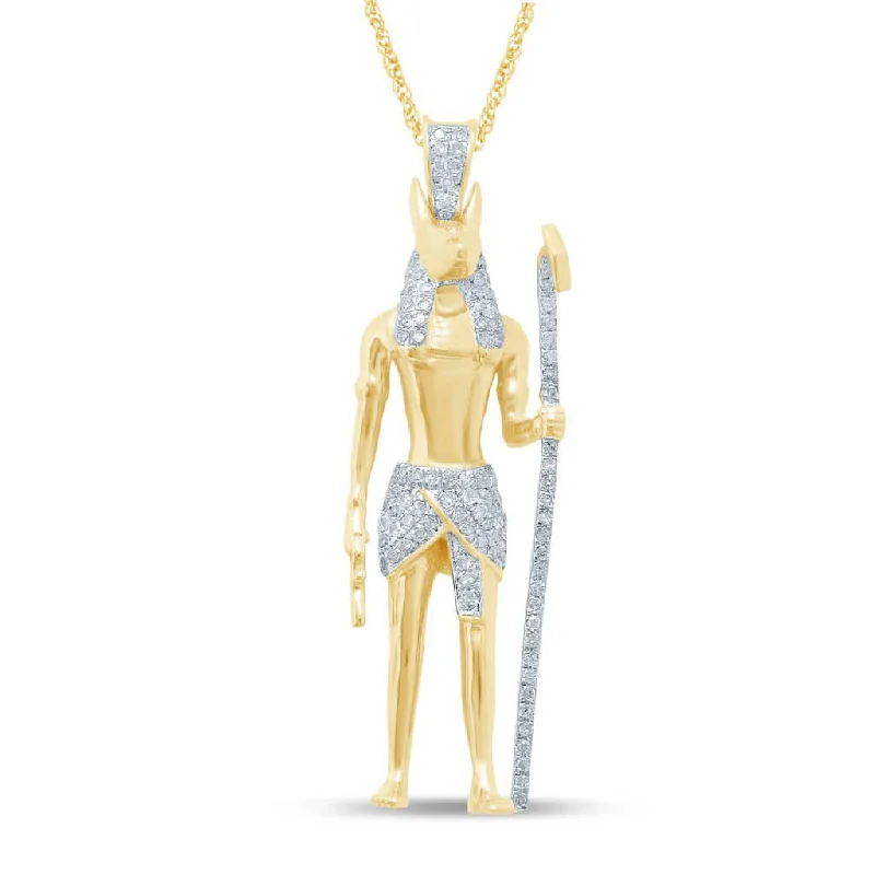 Everyday Jewelry Essentials Now On Sale 10K 0.31-0.37CT D-EGYPTIAN CHARM
