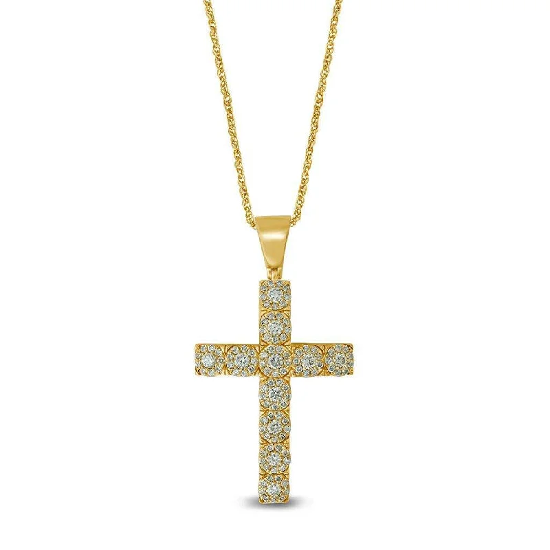 Dazzle In Elegance With Our Biggest Jewelry Sale 10K 1.96-2.03CT D-PENDANT MENS RDS 8F