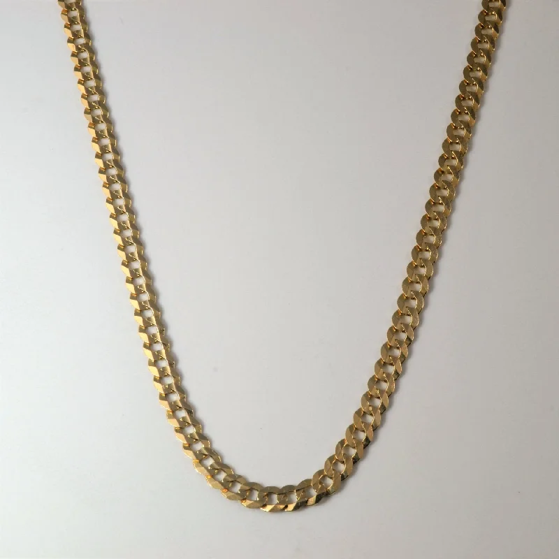 10k Gold Curb Chain | 26" |