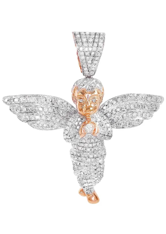 Luxury Jewelry Now At Special Promotional Rates Diamond Angel Pendant | 27 Grams | 4.63 Carats