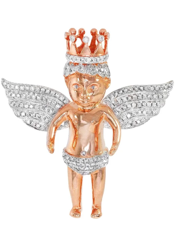 Limited Stock On Premium Jewelry At Low Prices Diamond Angel Pendant | 32.43 Grams | 2.58 Carats