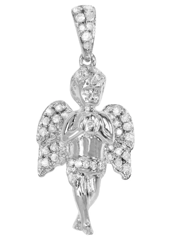 Seasonal Jewelry Sale – Upgrade Your Collection Diamond Angel Pendant | 4.09 Grams | 0.54 Carats