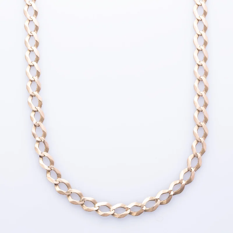 10k Yellow Gold Curb Chain | 26" |