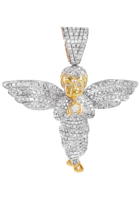 Exclusive Jewelry Sale – Limited-Time Discounts Diamond Angel Pendant | 26.34 Grams | 4.55 Carats
