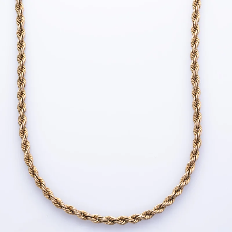 10k Yellow Gold Rope Chain | 22" |