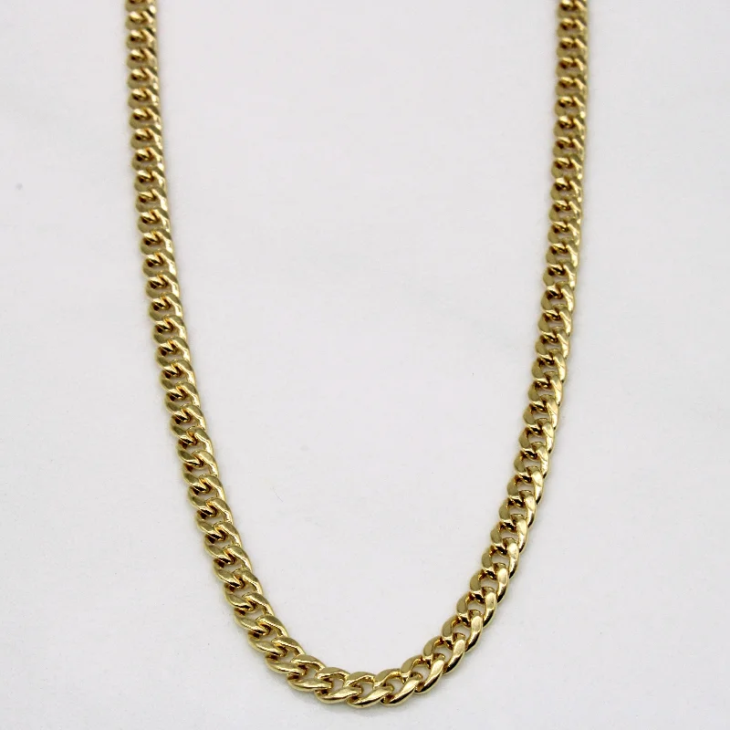 Unmissable Discounts On Timeless Jewelry Pieces 10k Yellow Gold Cuban Link Chain | 23" |