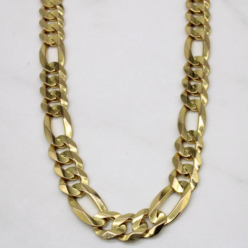 Exclusive Jewelry Sale – Shine For Less 10k Yellow Gold Figaro Chain | 22" |