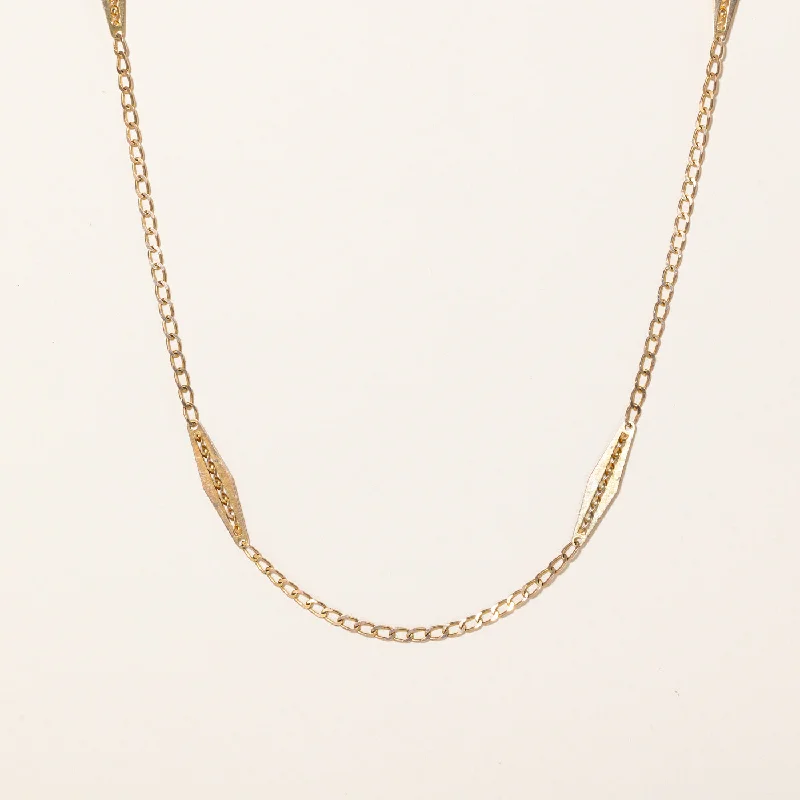 10k Yellow Gold Necklace | 24" |