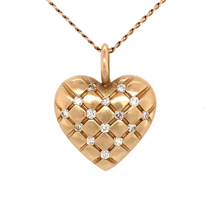 Elegant Jewelry Pieces At Unbelievable Prices 14k Gold Diamond Heart Pendant