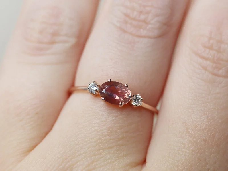 Oregon Sunstone Trilogy Ring