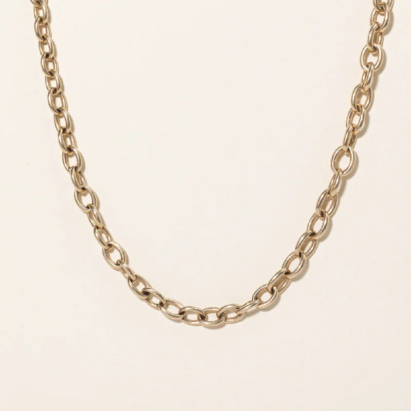 13k Yellow Gold Watch Chain | 14" |