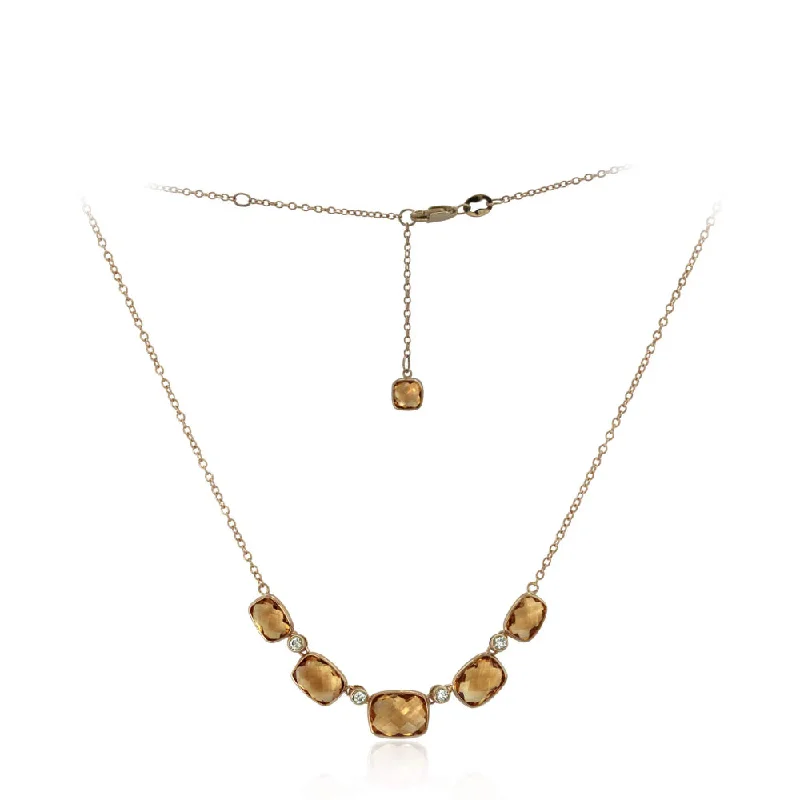 Affordable Elegance – Special Jewelry Sale Now Live 14Y Madera Citrine Necklace