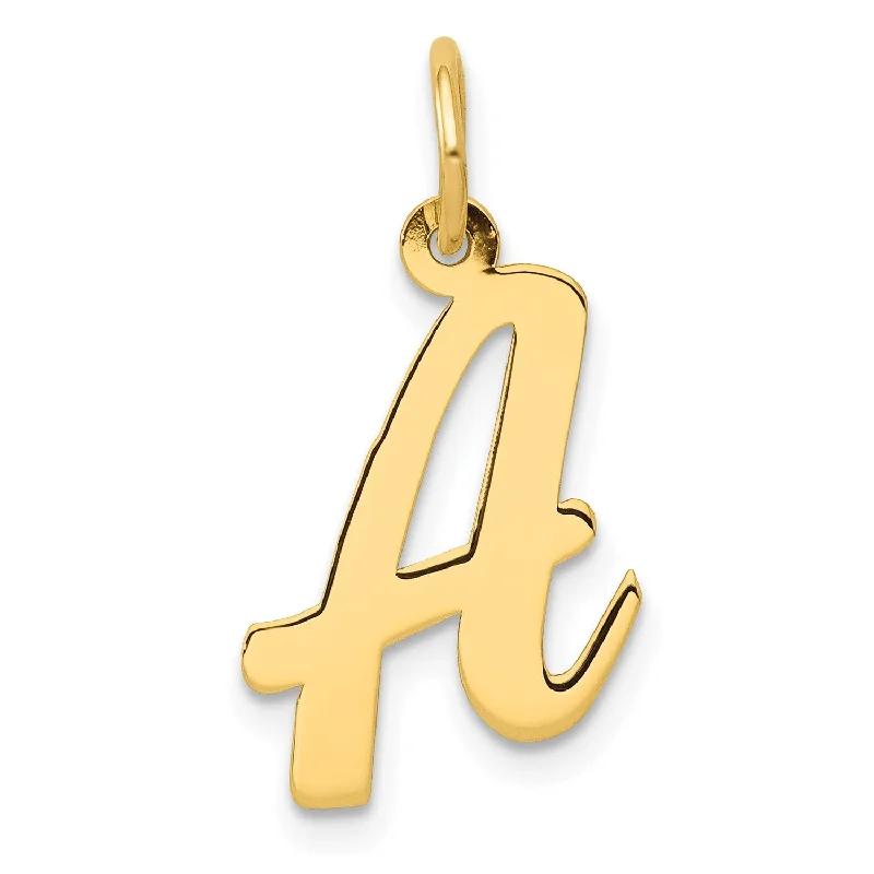 Timeless Elegance, Temporary Discounts – Act Fast 14k Medium Script Initial A Charm