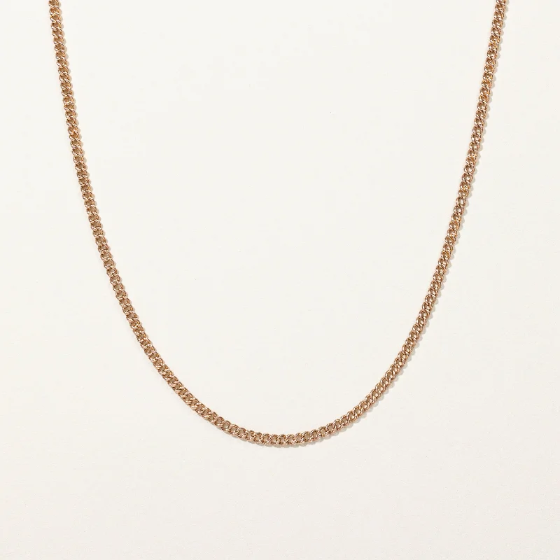 14k Rose Gold Necklace | 25" |