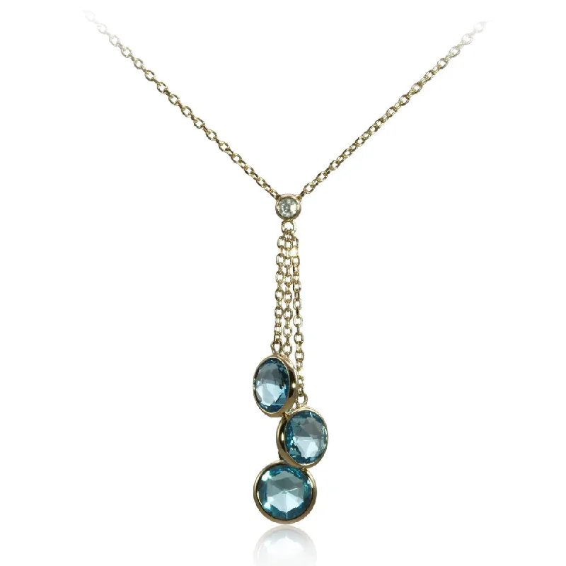 Shop Signature Jewelry Styles At Exclusive Prices 14k Triple Swiss Blue Topaz Drop Pendant Necklace Shop Signature Jewelry Styles At Exclusive Prices 14k Triple Swiss Blue Topaz Drop Pendant Necklace