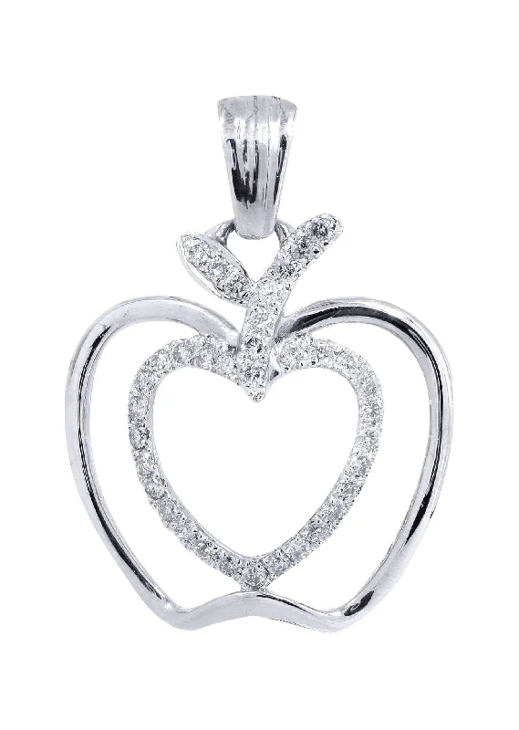 Limited-Stock Jewelry Clearance – Grab Your Favorites Now Diamond Apple Pendant | 0.38 Carats | 2.07 Grams Limited-Stock Jewelry Clearance – Grab Your Favorites Now Diamond Apple Pendant | 0.38 Carats | 2.07 Grams