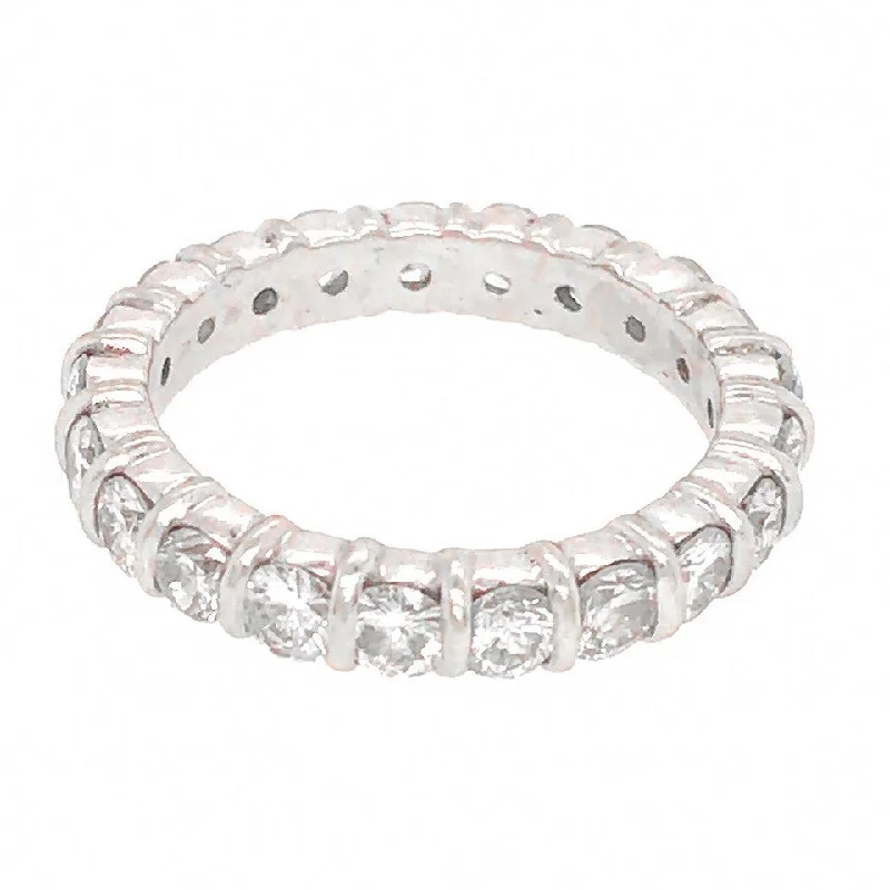 Limited-Stock Jewelry Clearance – Grab Your Favorites Now Bar-Set Diamond Eternity Band