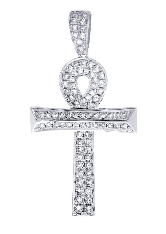 Flash Sale On Exquisite Jewelry – Don't Miss Out Diamond Ankh Pendant | 0.9 Carats | 3.44 Grams Flash Sale On Exquisite Jewelry – Don't Miss Out Diamond Ankh Pendant | 0.9 Carats | 3.44 Grams