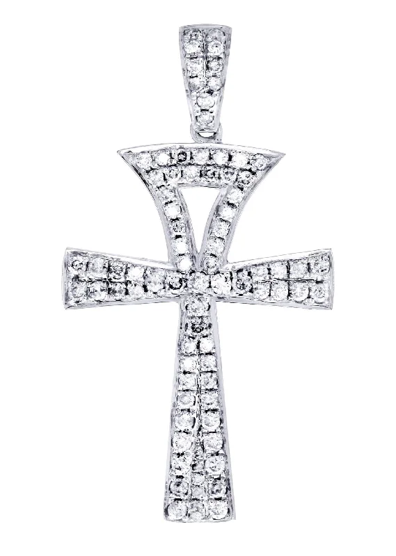 Special Deals On Handcrafted And Designer Jewelry Diamond Ankh Pendant | 1.08 Carats | 2.52 Grams Special Deals On Handcrafted And Designer Jewelry Diamond Ankh Pendant | 1.08 Carats | 2.52 Grams