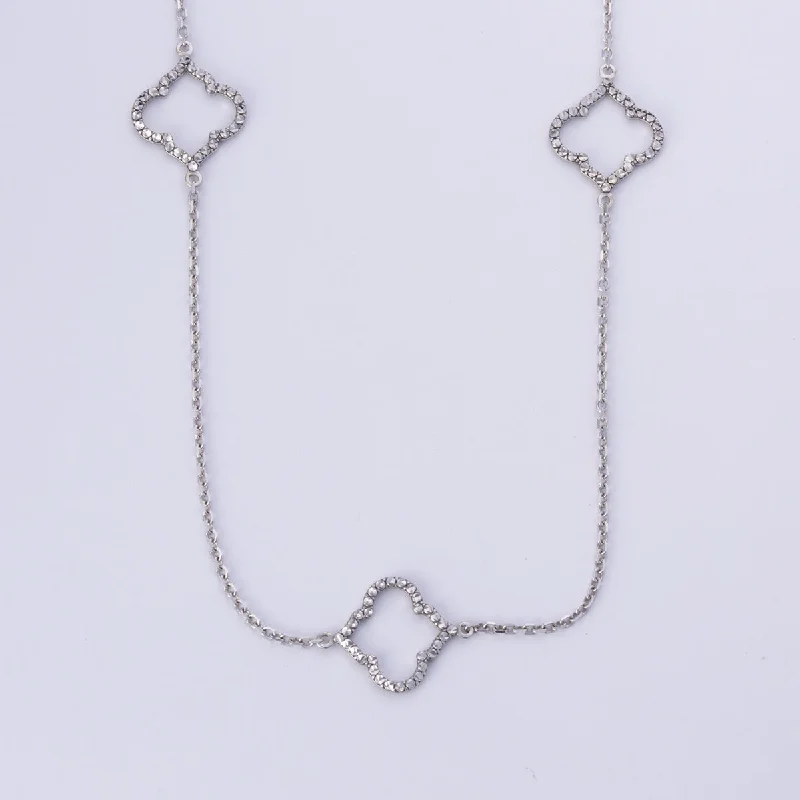 14k White Gold Necklace | 20"