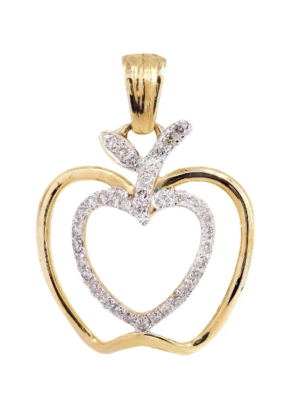 Buy More, Save More On Stunning Jewelry Designs Diamond Apple Pendant | 0.38 Carats | 2.04 Grams Buy More, Save More On Stunning Jewelry Designs Diamond Apple Pendant | 0.38 Carats | 2.04 Grams