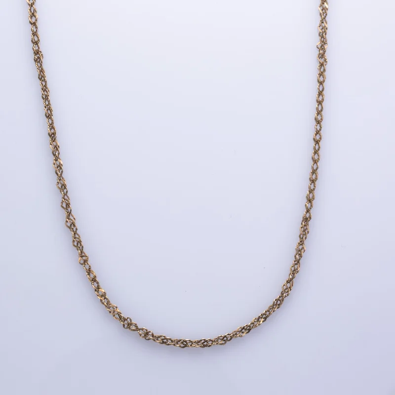 14k Yellow Gold Prince of Wales Chain | 20" |