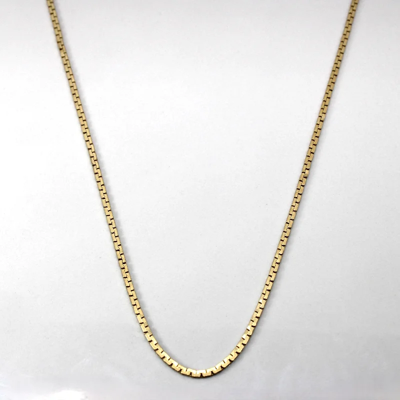 Unmissable Jewelry Discounts – Elevate Your Look For Less 14k Yellow Gold Boston Link | 24"|